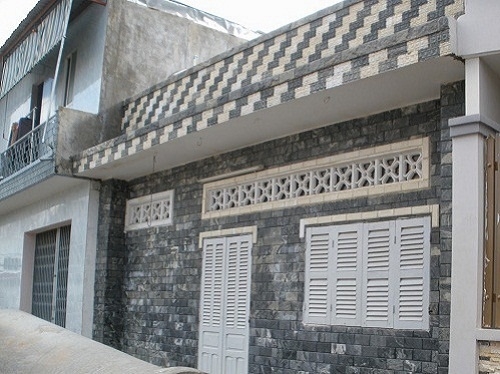 Gạch thông gió xi măng trang trí mặt tiền