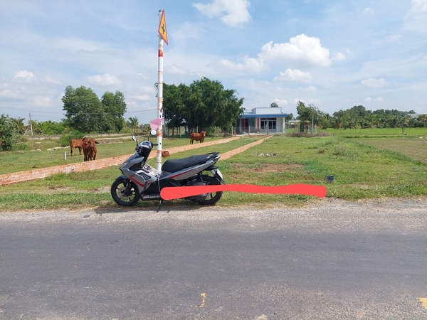 Bán dất xã mỹ hạnh nam Mặt tiền nhựa giồng lớn