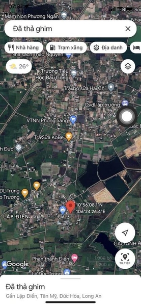 Mua Bán Đất Xã Tân Mỹ Huyện Đức Hòa Đường Xe Hơi Đất Lớn Xây Kho Xưởng