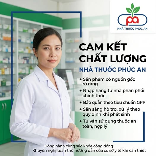 Cam kết chất lượng – Nhà thuốc Phúc An