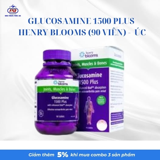 GLUCOSAMINE 1500 PLUS HENRY BLOOMS (90 VIÊN)