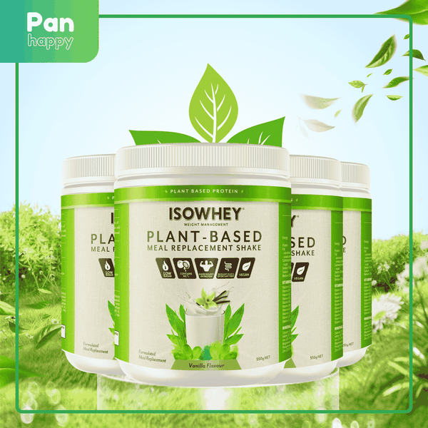 [Combo 3 tặng 1] ISOWHEY Bữa ăn thuần chay Úc giàu vi chất cải thiện hệ tiêu hoá 550g
