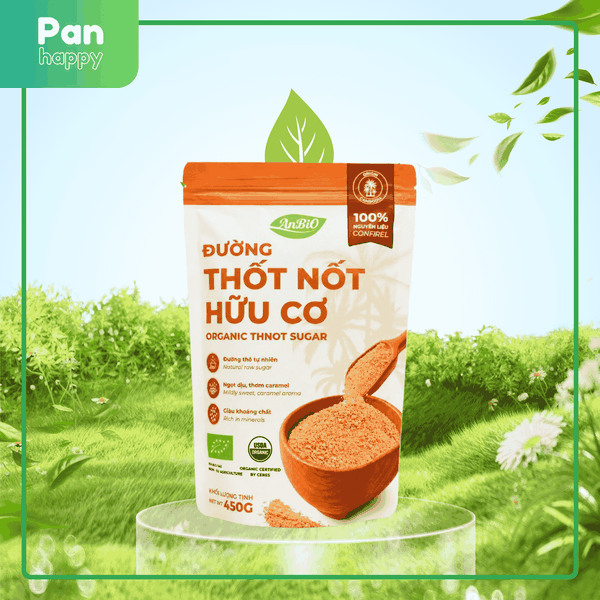 Đường thốt nốt hữu cơ Anbio 450g