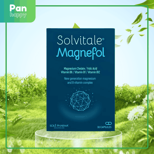 Solvitale magnefol Magie hữu cơ Châu Âu hỗ trợ thần kinh, giấc ngủ và cơ bắp 30V