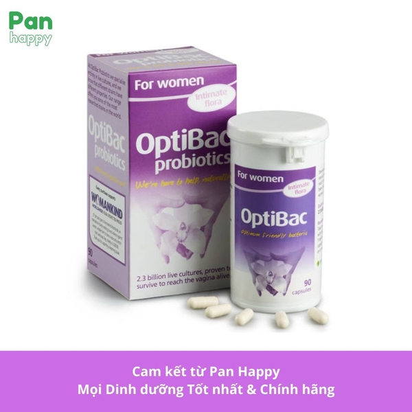 Men vi sinh OptiBac For Women Lợi khuẩn Nữ 90 viên