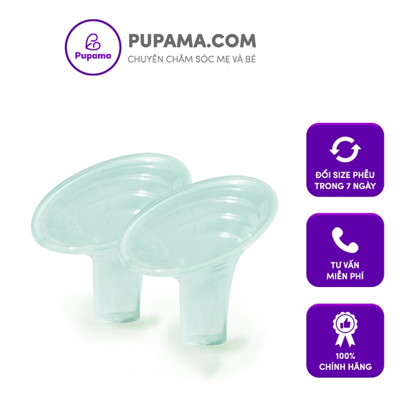 Bộ phụ kiện phễu hút sữa Pumpinpal cho bình cổ hẹp