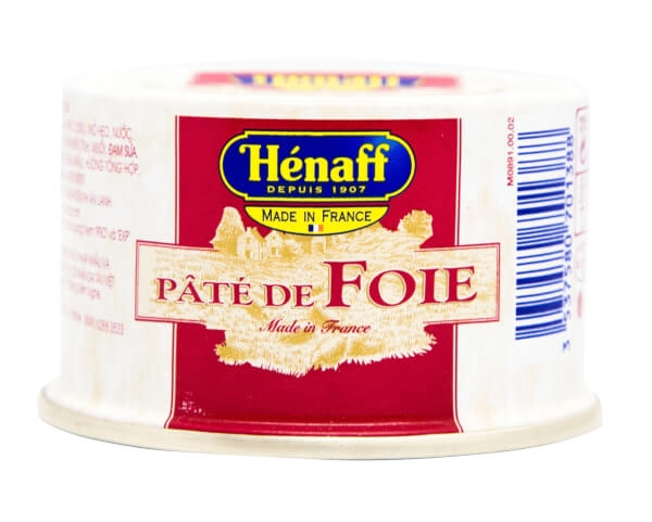 PATE GAN HE0 32% HENAFF HỘP 130G