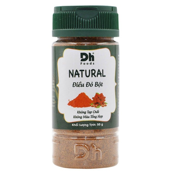 ĐIỀU ĐỎ BỘT DH FOODS HŨ 50G