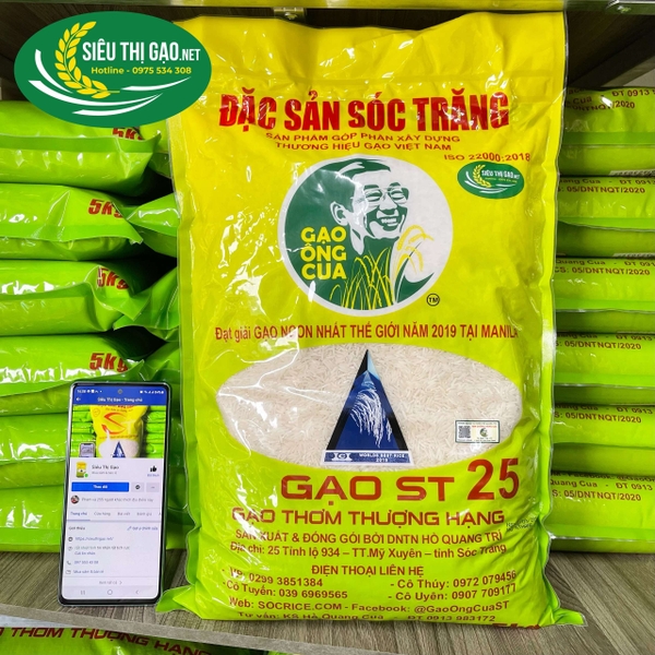 CỬA HÀNG BÁN GẠO ST25 - ÔNG CUA CHÍNH HÃNG TẠI TP.HỒ CHÍ MINH