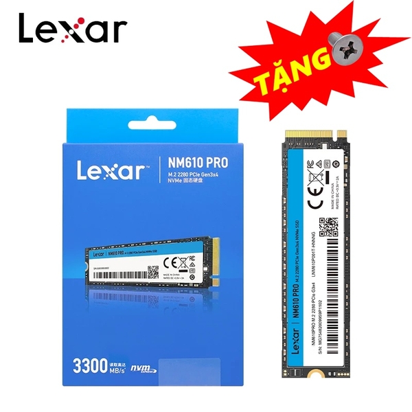 Ổ cứng SSD PCIe NVMe Lexar NM610 250GB