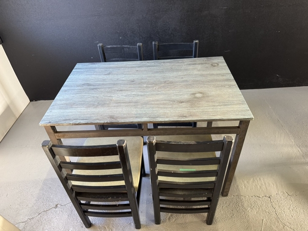 Bàn ăn 4 ghế PVN756 110x70