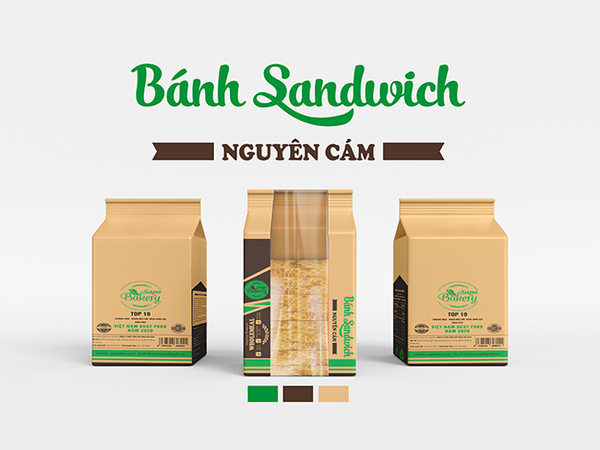 Bánh mỳ Sanwich Nguyên Cám 300 G