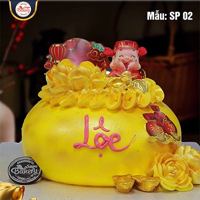 Bánh Kem Thần Tài Chữ Lộc