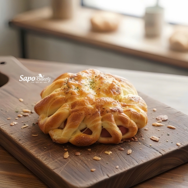 Bánh Mỳ Xúc Xích Hoa