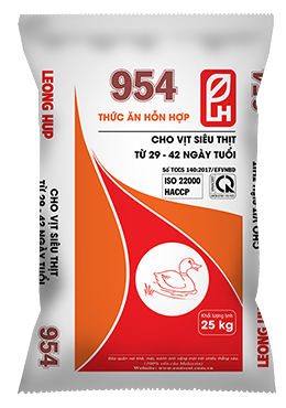 954 Thức ăn HH cho Vịt thịt từ 29 - 42 ngày 18%