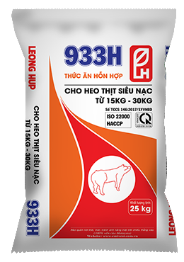 933H Thức ăn HH cho heo thịt siêu nạc 15 - 30Kg 18%