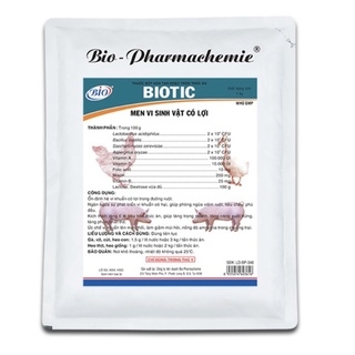 BIOTIC Thuốc bột hoà tan hoặc trộn thức ăn men vi sinh có lợi, ngừa tiêu chảy, tăng trọng nhanh,giảm mùi hôi