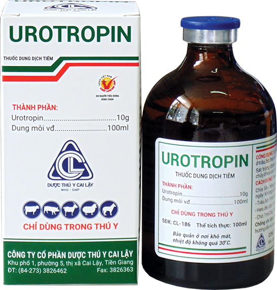 UROTROPIN 100ML Thuốc dung dịch tiêm sát trùng đường tiết niệu,đường mật, đường ruột