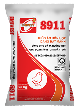 8911S Thức ăn HH cho Gà con 1 - 21ngày 18%