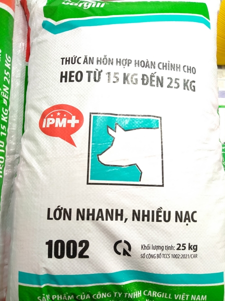 1002 Thức ăn HH cho heo thịt 15 đến 30 Kg