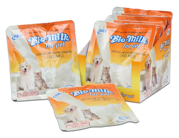 BIO MILK for pet 100G Thức ăn bổ sung vitamin, đạm, béo, sữa cao cấp chuyên dùng cho chó mèo