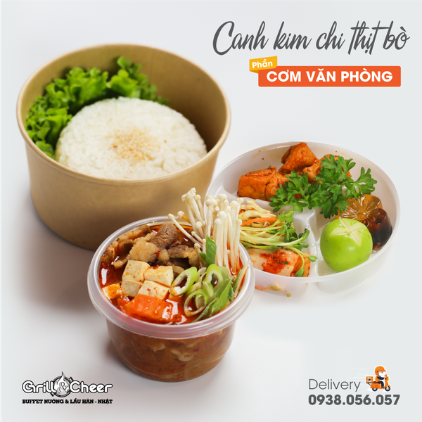 Cơm Canh Kim Chi Thịt Bò