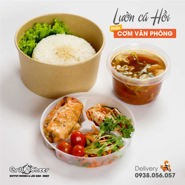Cơm Lườn Cá Hồi