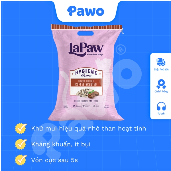 Cát Lapaw mix than hoạt tính 8L PAWO