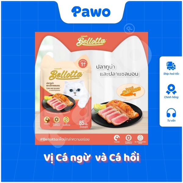 Pate Bellota cho mèo trưởng thành gói 85g | PAWO