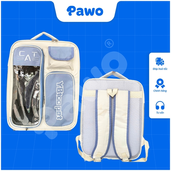 Balo YBtoo Pet vuông PAWO