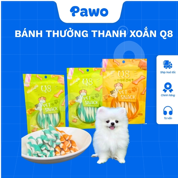 BT-Thanh xoắn hương Cam, Táo Q8 - PAWO