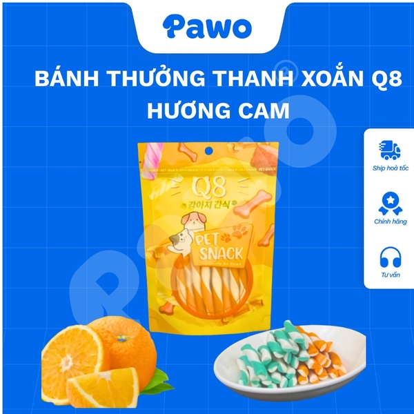 BT-Thanh xoắn hương Cam, Táo Q8 - PAWO