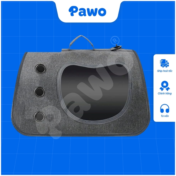 Túi vận chuyển nhỏ cho chó mèo hình mặt mèo PAWO