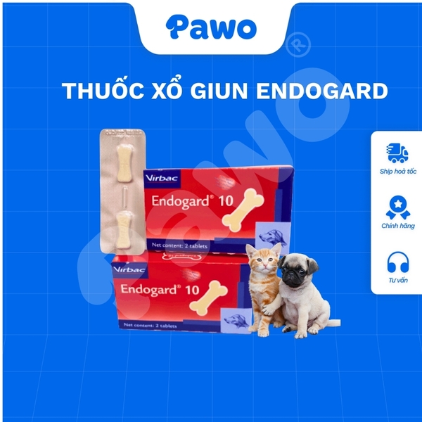 Thuốc xổ giun Endogard cho chó PAWO