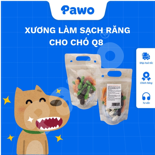 Xương làm sạch răng gói 245g Q8 | PAWO