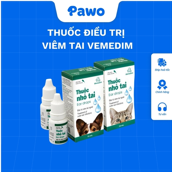 Thuốc điều trị viêm tai Vemedim - PAWO