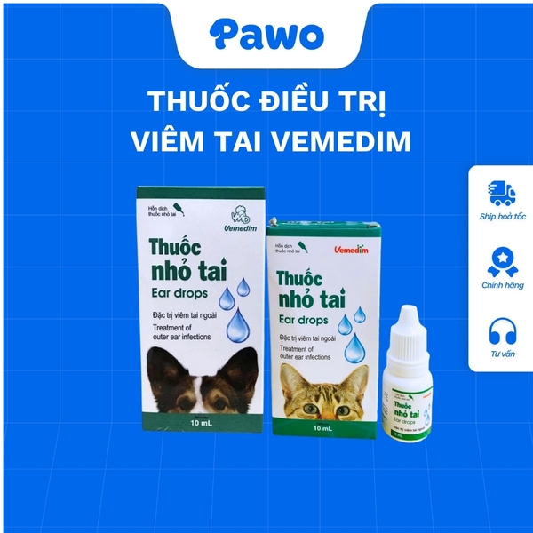 Thuốc điều trị viêm tai Vemedim - PAWO