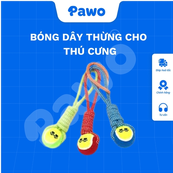 Bóng dây thừng đồ chơi cho chó - PAWO
