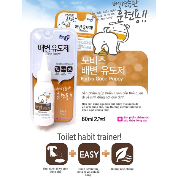 Dung dịch hướng dẫn đi vệ sinh FORCANS | PAWO