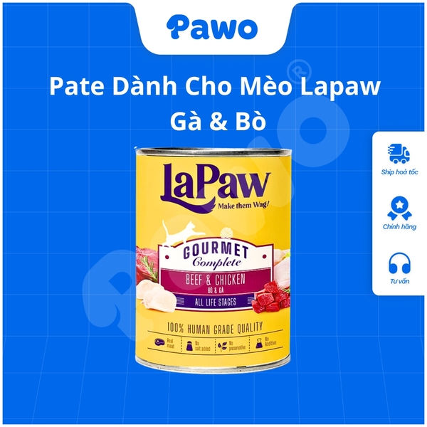 Pate Lapaw 375g cho mèo