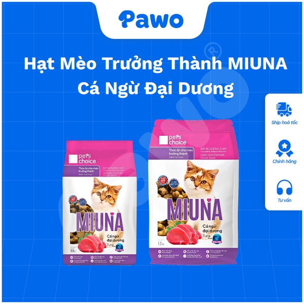 Hạt Miuna Adult Cá Ngừ