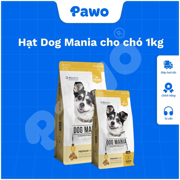 Hạt Dog Mania cho chó mọi lứa tuổi PAWO