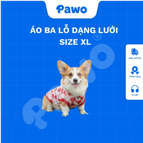 Áo ba lỗ dạng lưới nhiều size - PAWO