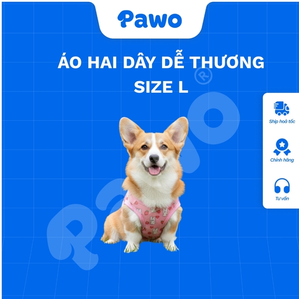 Áo hai dây dạng lưới cho thú cưng - PAWO