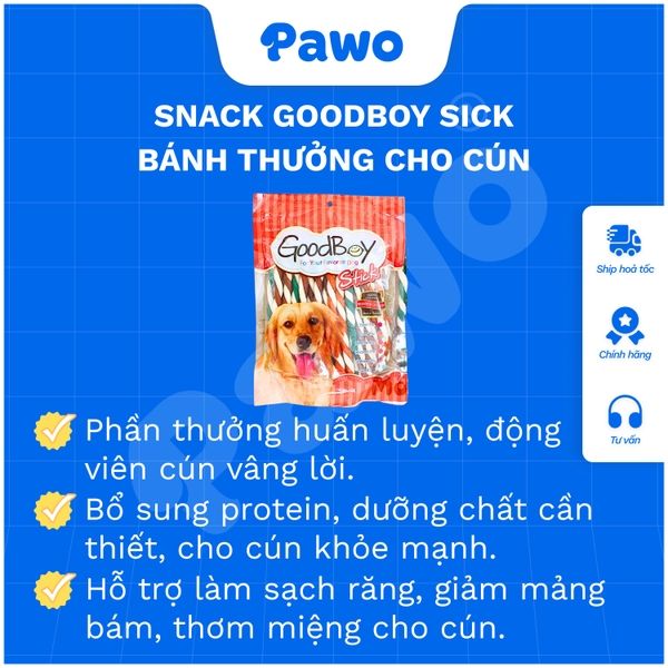 Snack Goodboy Sick - Bánh thướng cho cún | PAWO