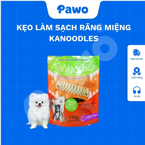 Kẹo Làm Sạch Răng Miệng KaNoodles (Dental Chews) Cho Chó | PAWO