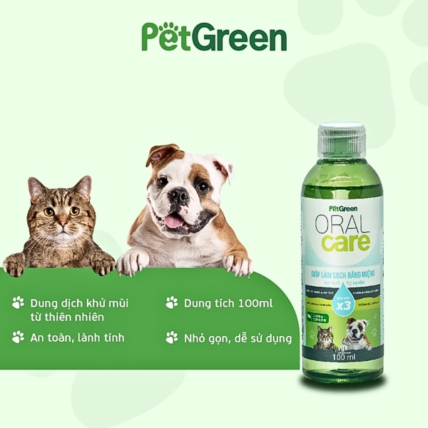 SPVS - Uống khử mùi và bảo vệ răng miệng Pet Green