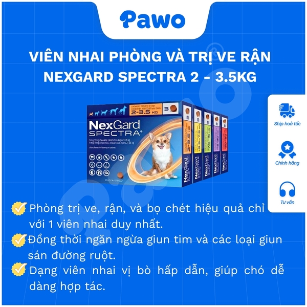 Thuốc trị ve Nexgard Spectra