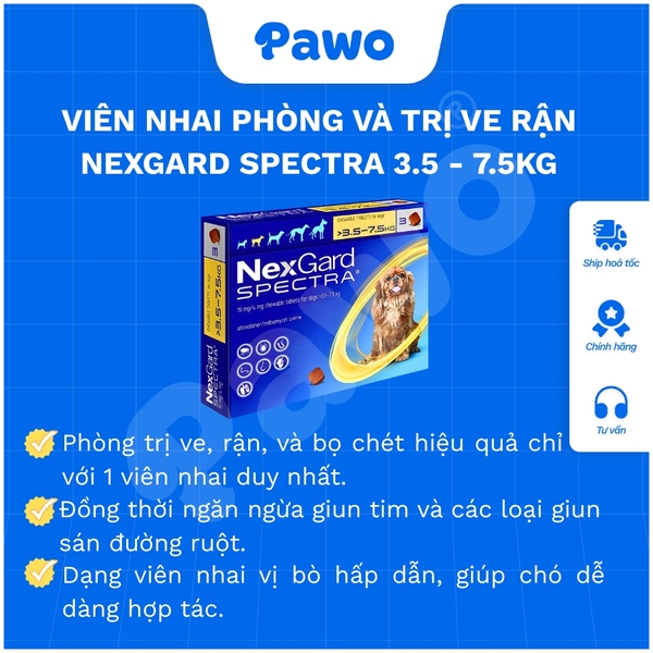 Thuốc trị ve Nexgard Spectra