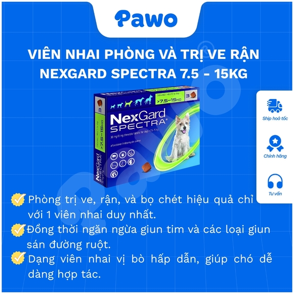 Thuốc trị ve Nexgard Spectra